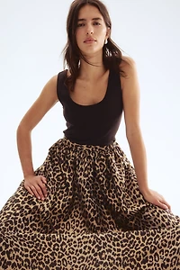 Jupe en tissu jacquard