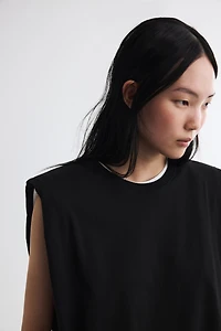 Tank Top with Shoulder Pads