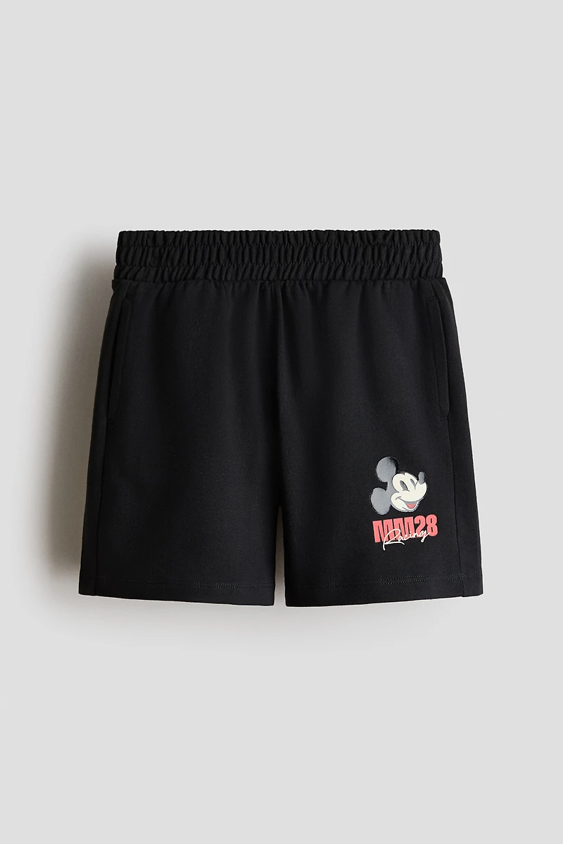 Sweatshorts with Printed Motif