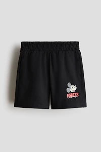 Sweatshorts with Printed Motif