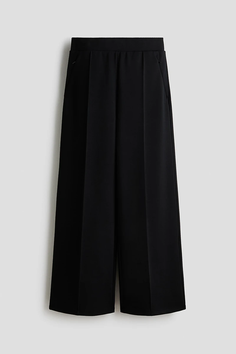 Cooling Relaxed-Fit Wide-Leg Pants