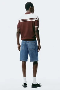 Short décontracté en denim