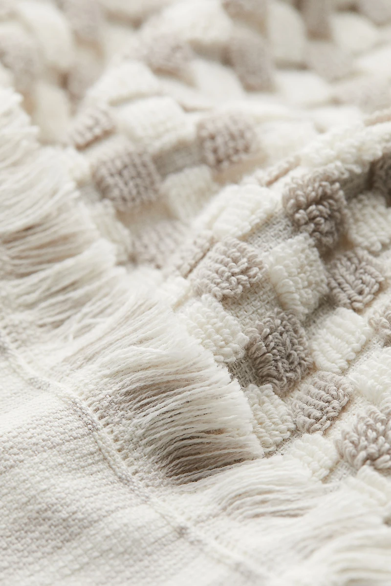 Patterned Cotton Terry Hand Towel 