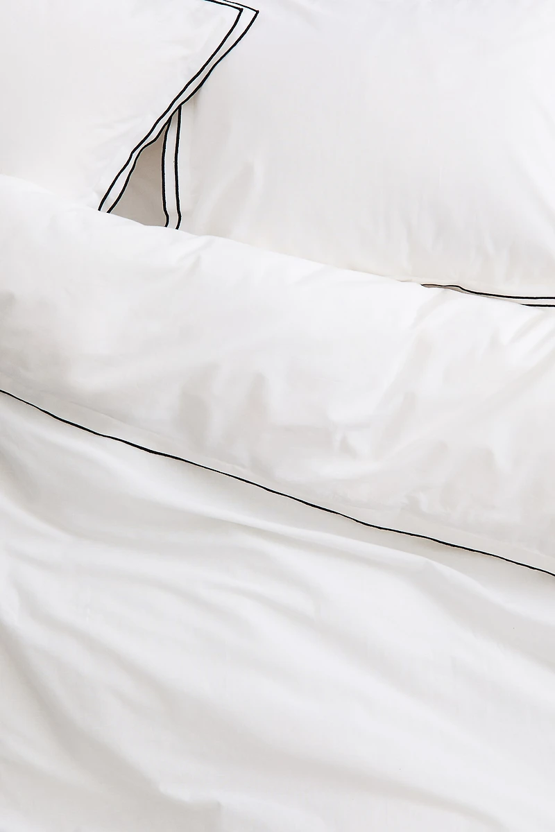 Ensemble de couette lit double en coton