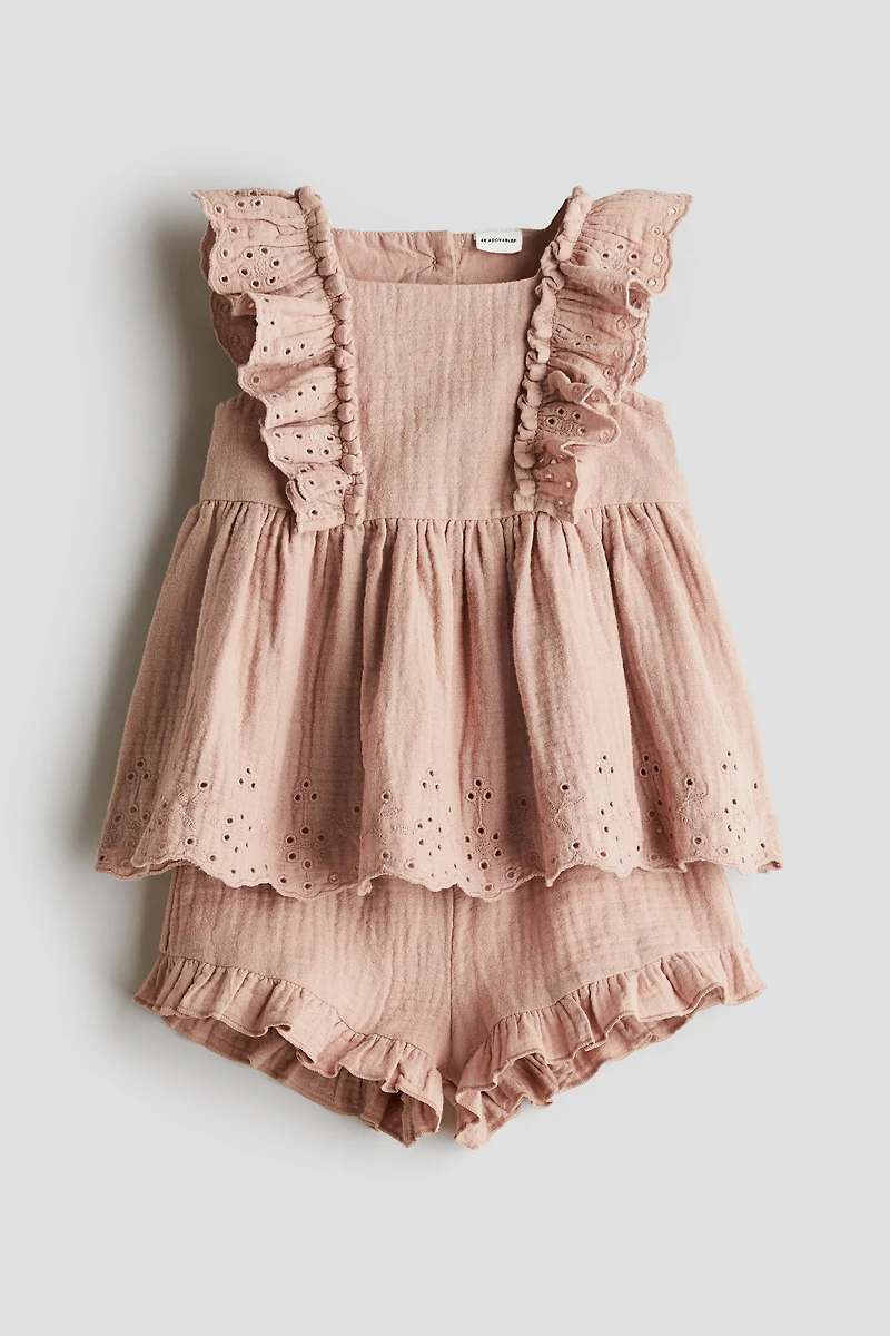 2-Piece Cotton Muslin Set