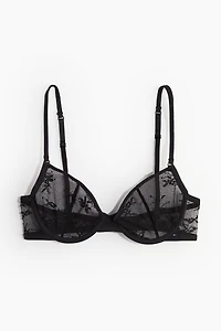 Non-padded Underwire Lace Bra
