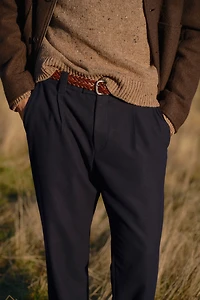 Regular Fit Felted Pants