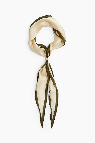 Metal-Detail Neck Scarf