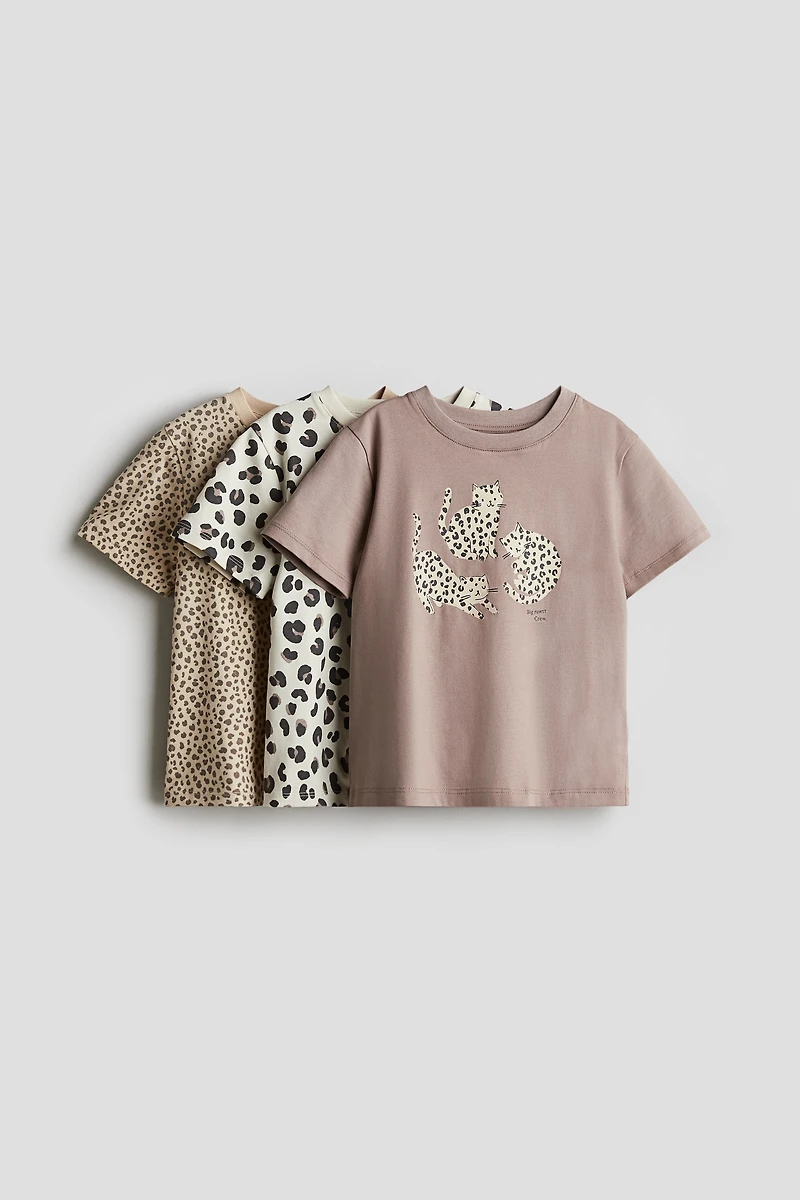 3-Pack Printed Jersey Tops