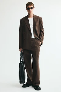 Relaxed-Fit Double-Breasted Jacket