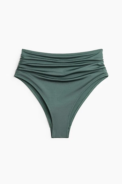 High Waist Cheeky Bikini Bottoms