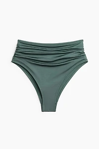 High Waist Cheeky Bikini Bottoms