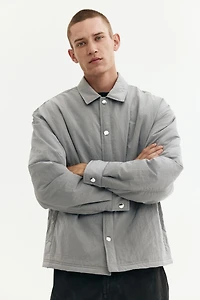 Relaxed-Fit Padded Nylon Overshirt