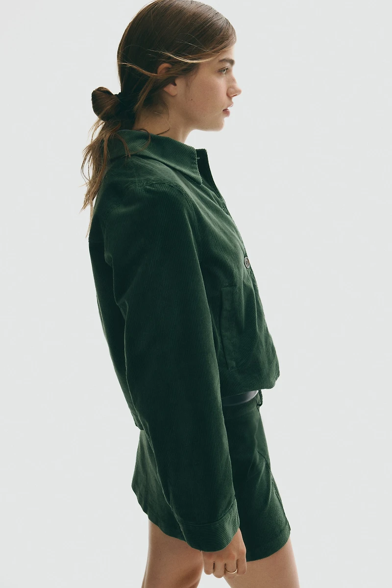 Veste en velours de coton côtelé