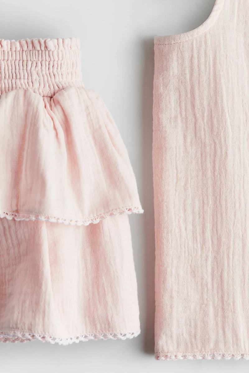 2-Piece Cotton Muslin Set