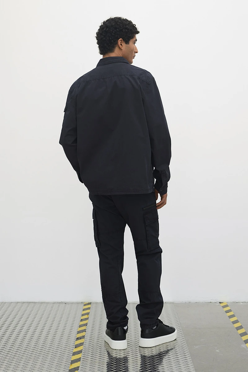 Regular-Fit Utility Overshirt