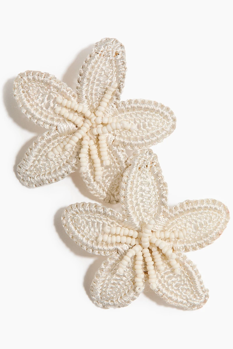 Boucles d'oreilles en forme de fleurs