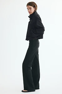 Veste en jersey avec col cheminée