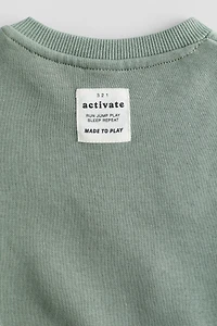 2-Piece Brushed-Inside Sweatsuit