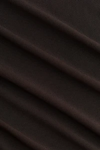 Lace-Trimmed Jersey Dress