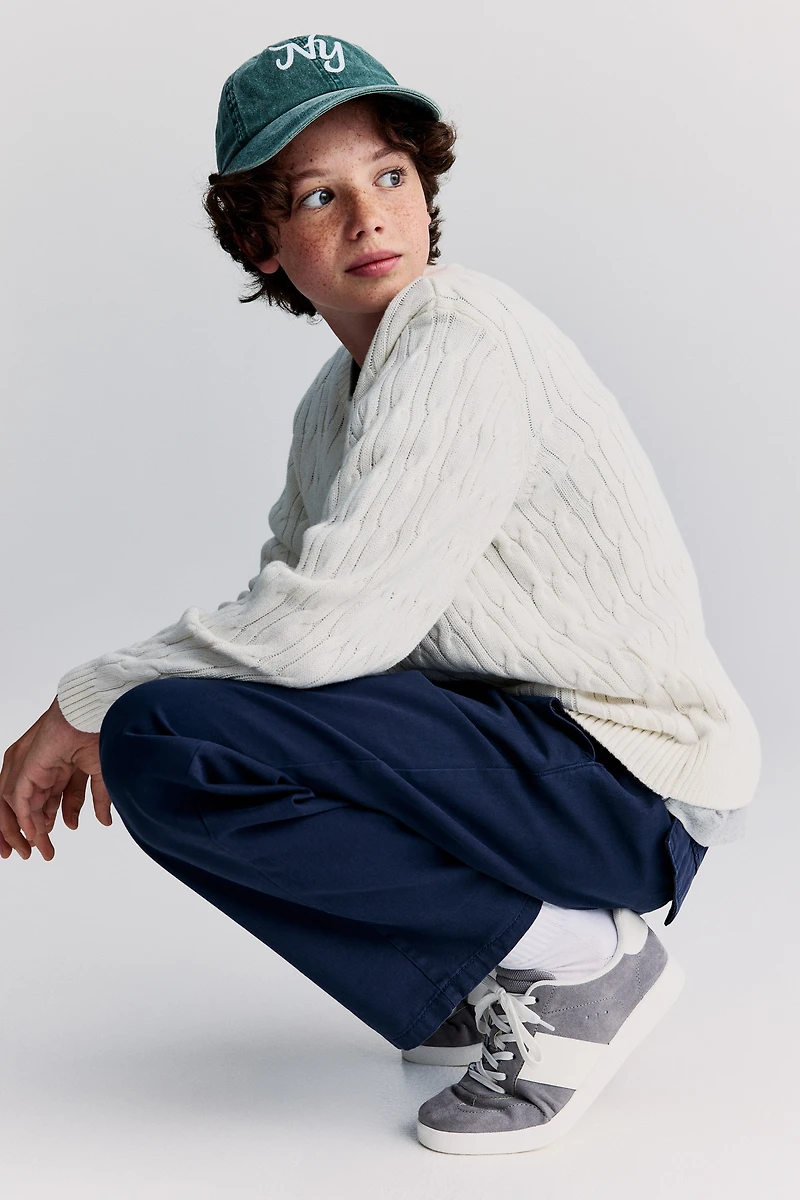 Pantalon Chino en sergé de coton