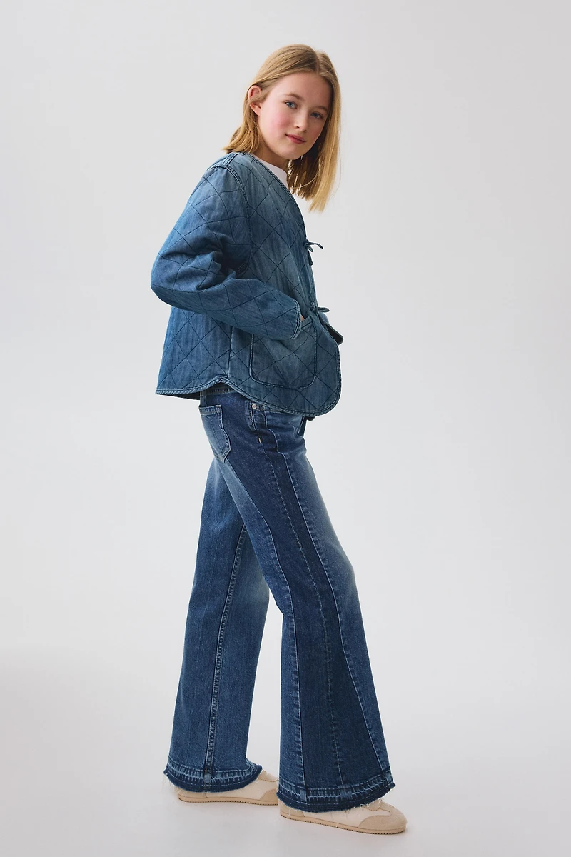 Quilted Denim Jacket