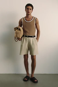 Slim Fit Ribbed vest top