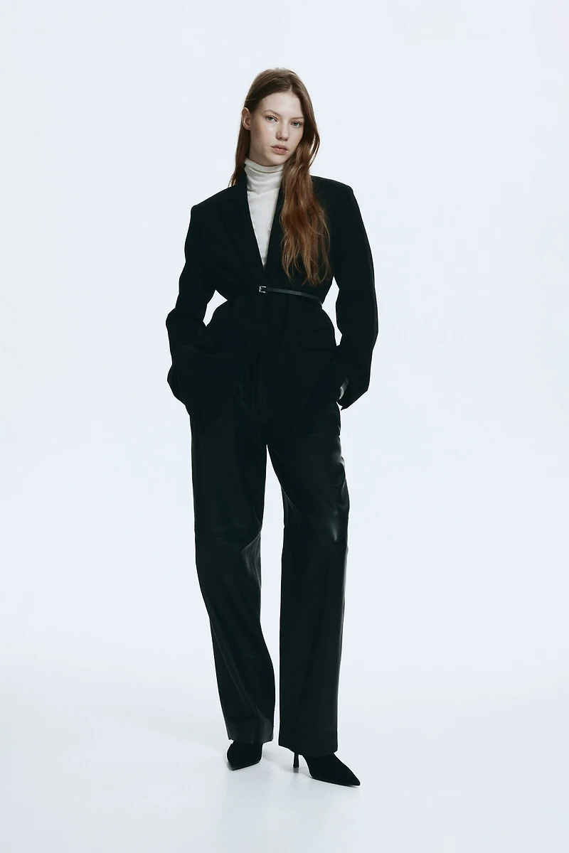 Veston avec ceinture