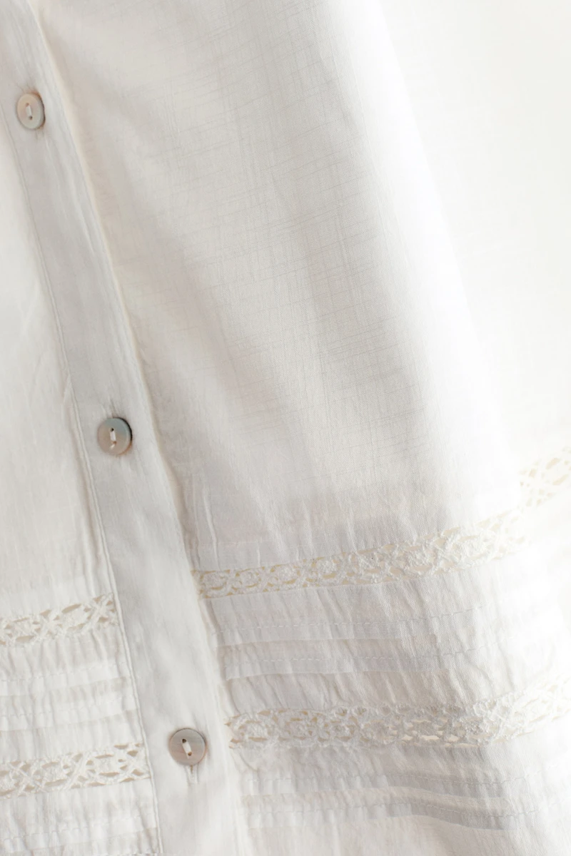 Oversized Tie-Belt Tunic Dress