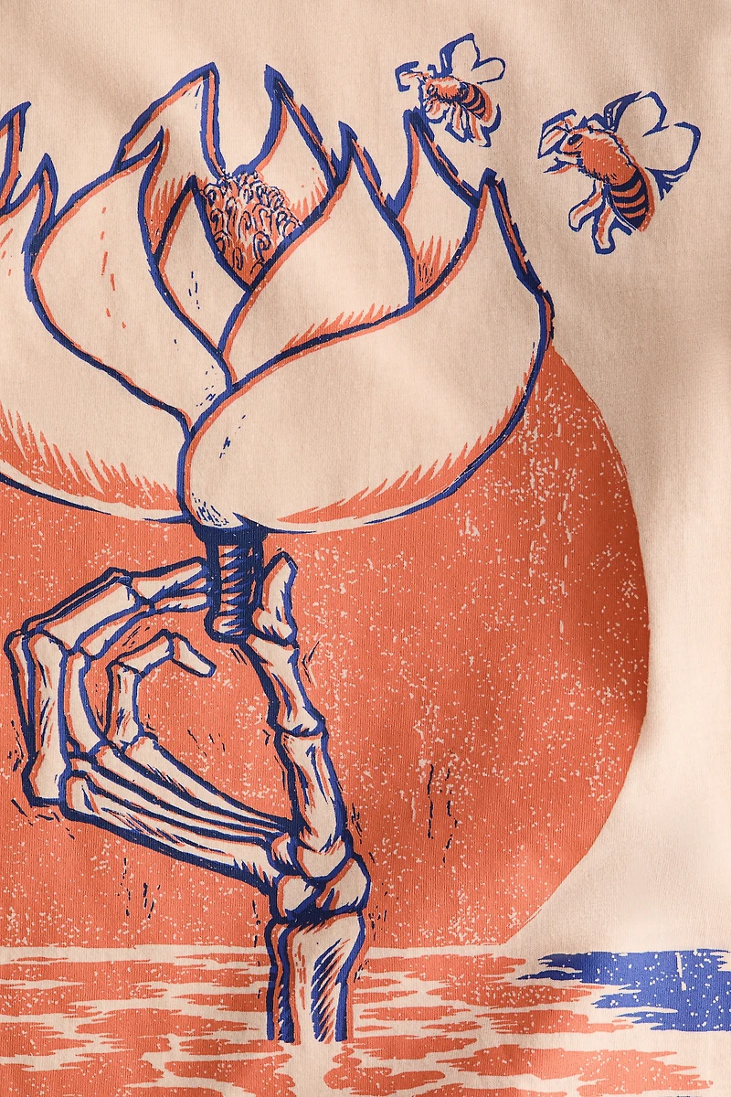 T-shirt grande taille imprimé