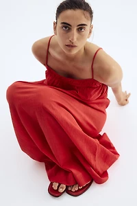 Crinkled Slip Dress