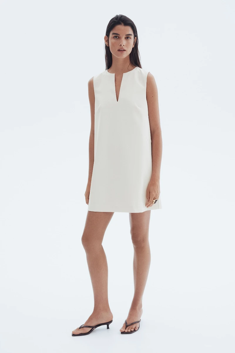 Twill Shift Dress