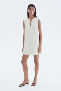 Twill Shift Dress