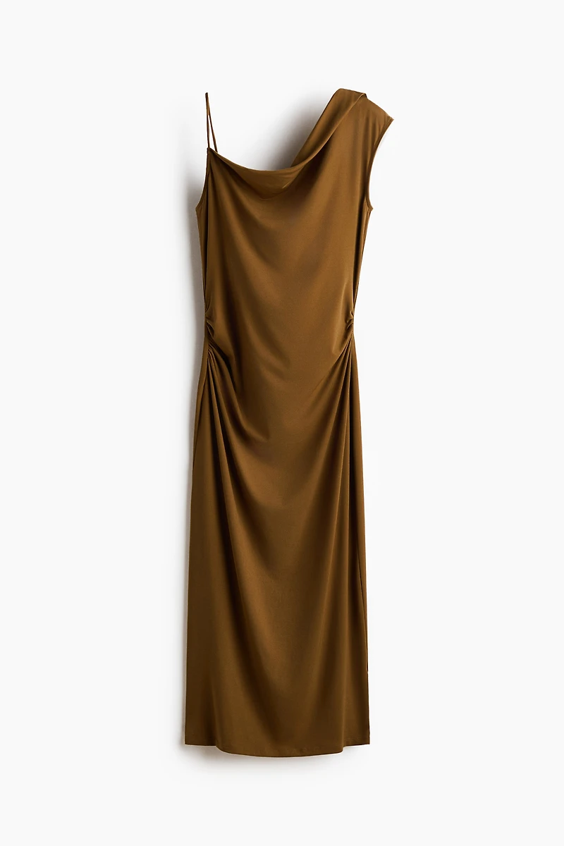 Robe asymétrique en jersey
