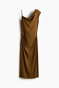 Robe asymétrique en jersey
