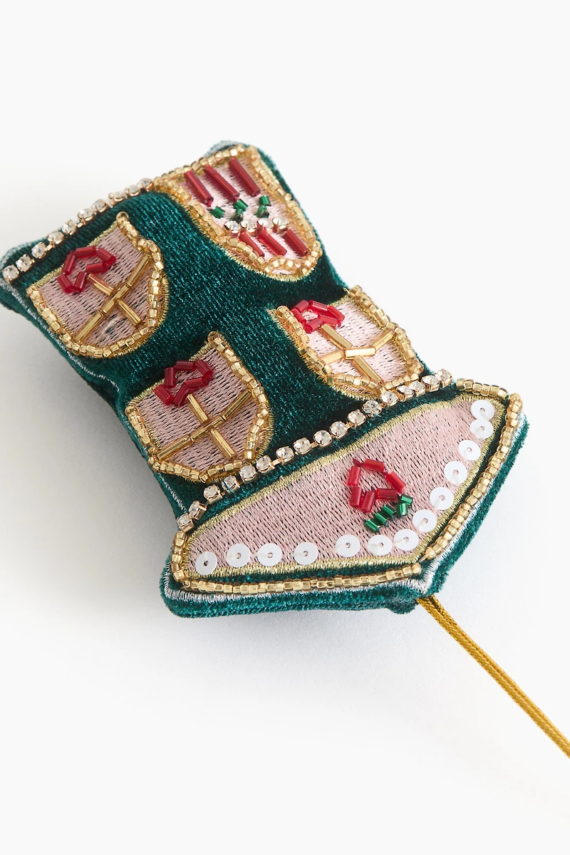 Embellished Christmas Tree Ornament