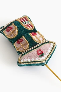 Embellished Christmas Tree Ornament