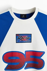 Oversized Printed Sweatshirt