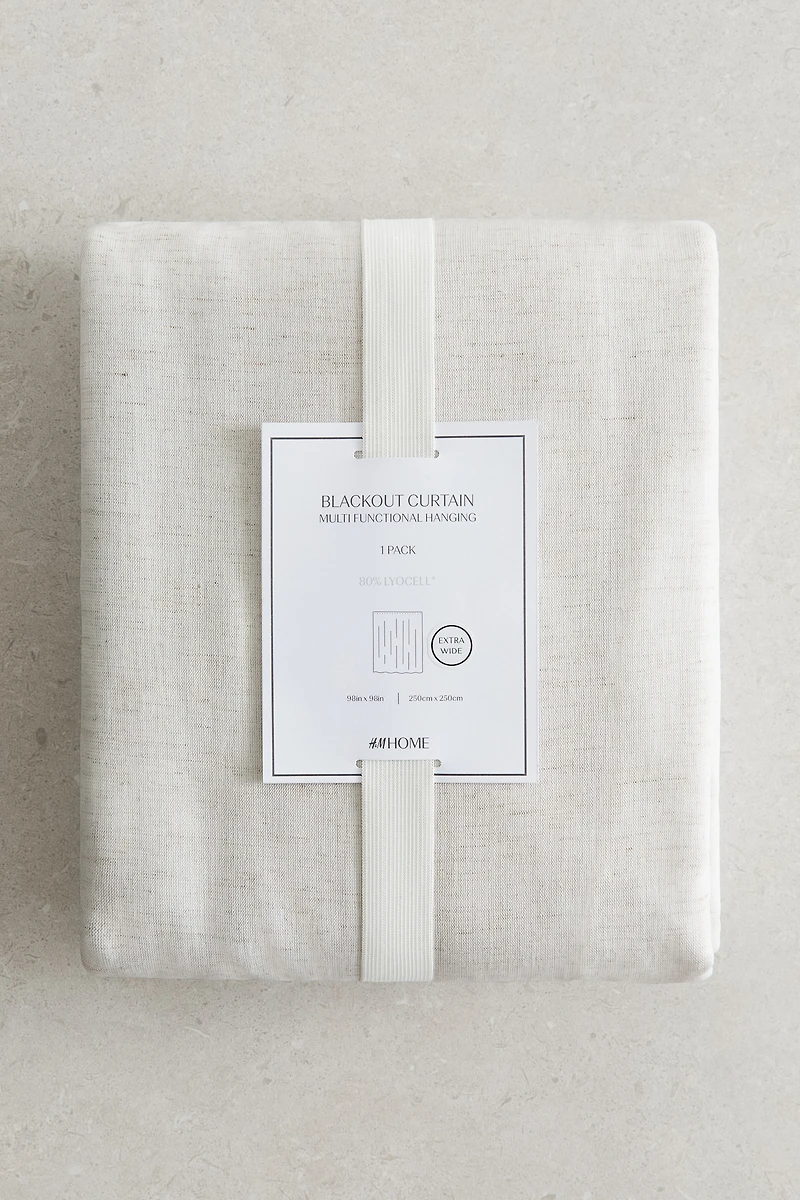 Single-pack Wide Blackout Curtain Panel