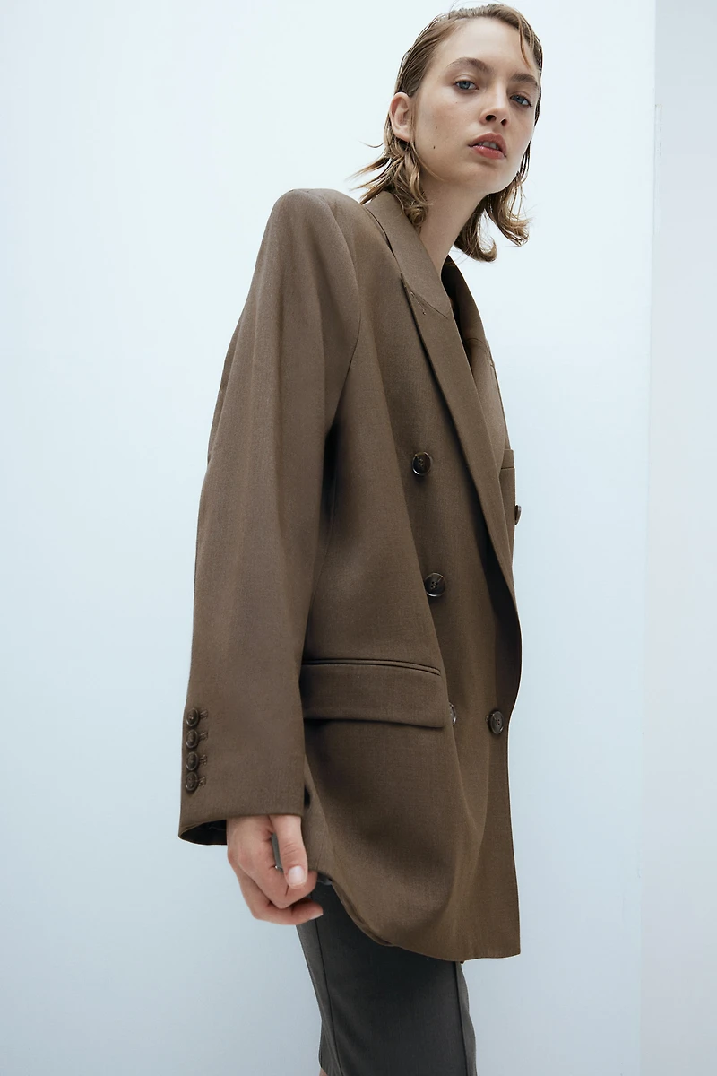 Blazer à fermeture croisée