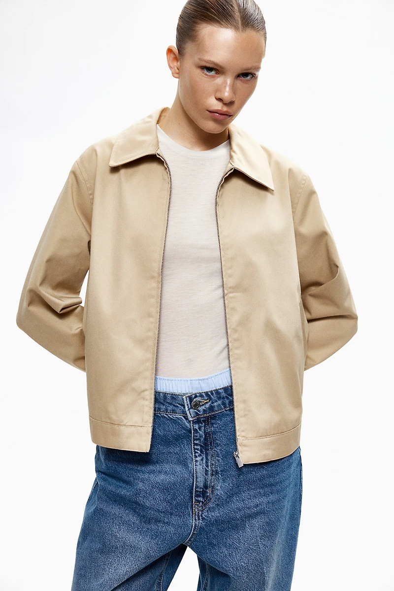 Creased Tapered Jeans