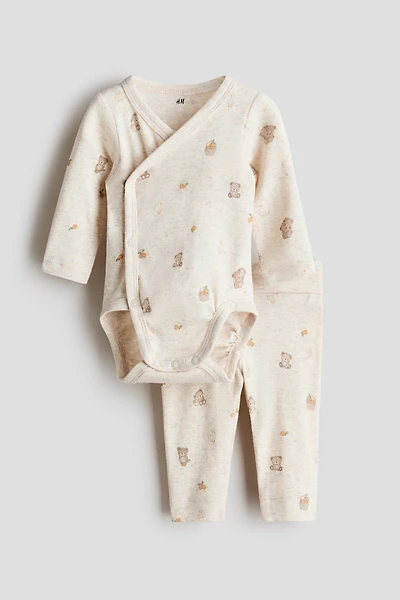 2-Piece Bodysuit and Leggings Set
