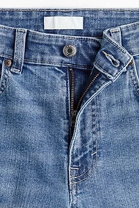 Flared Regular Waist Ankle Jeans