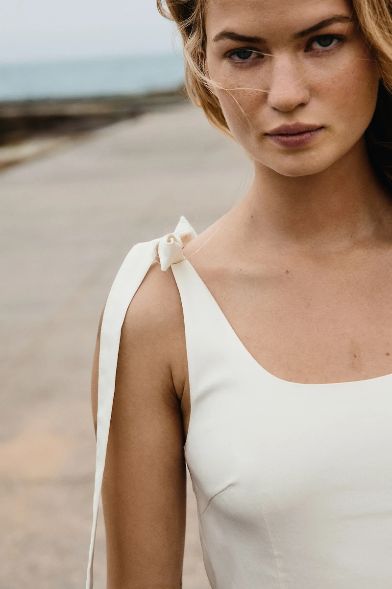 Bubble-Hem Dress