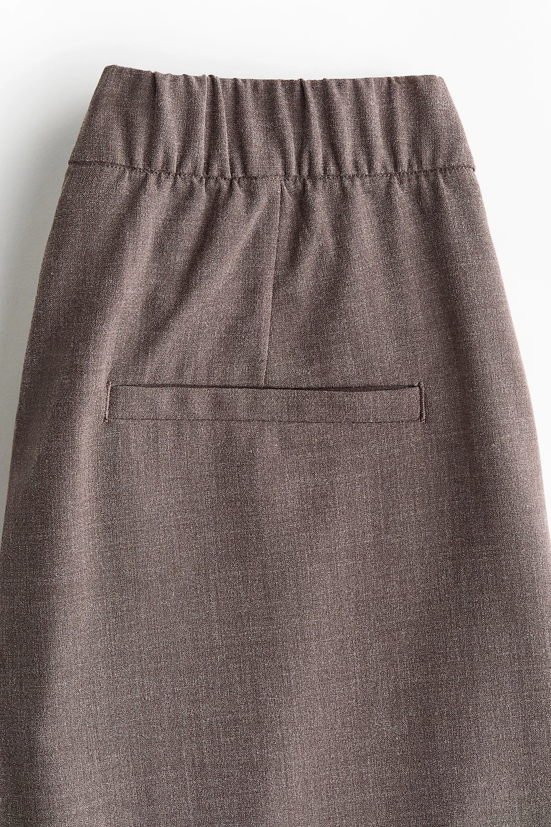 Pantalon chic à jambes tonneau