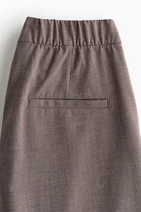 Pantalon chic à jambes tonneau