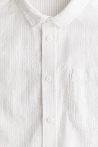 Chemise en crépon de coton