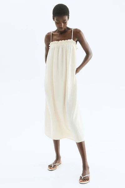 Strappy Muslin Dress