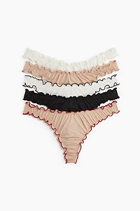Lot de 5 culottes Thong