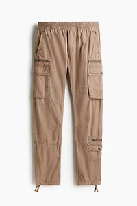 Regular Fit Twill Cargo Pants